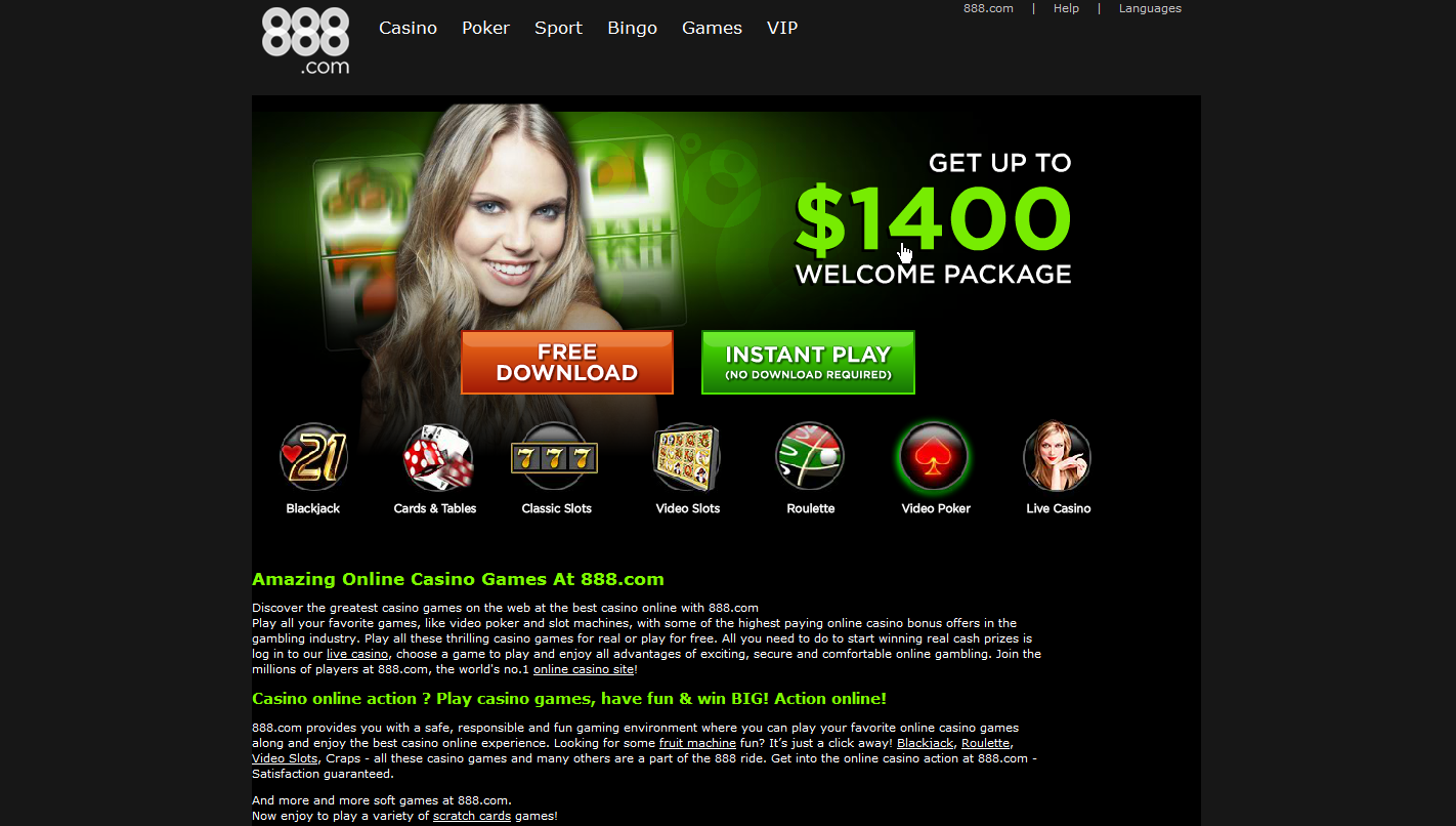 888 Casino screenshot