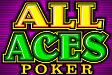 all aces video poker logo