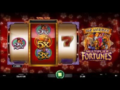 New 108 Heroes Multiplier Fortune Slot Coming to Microgaming Casinos